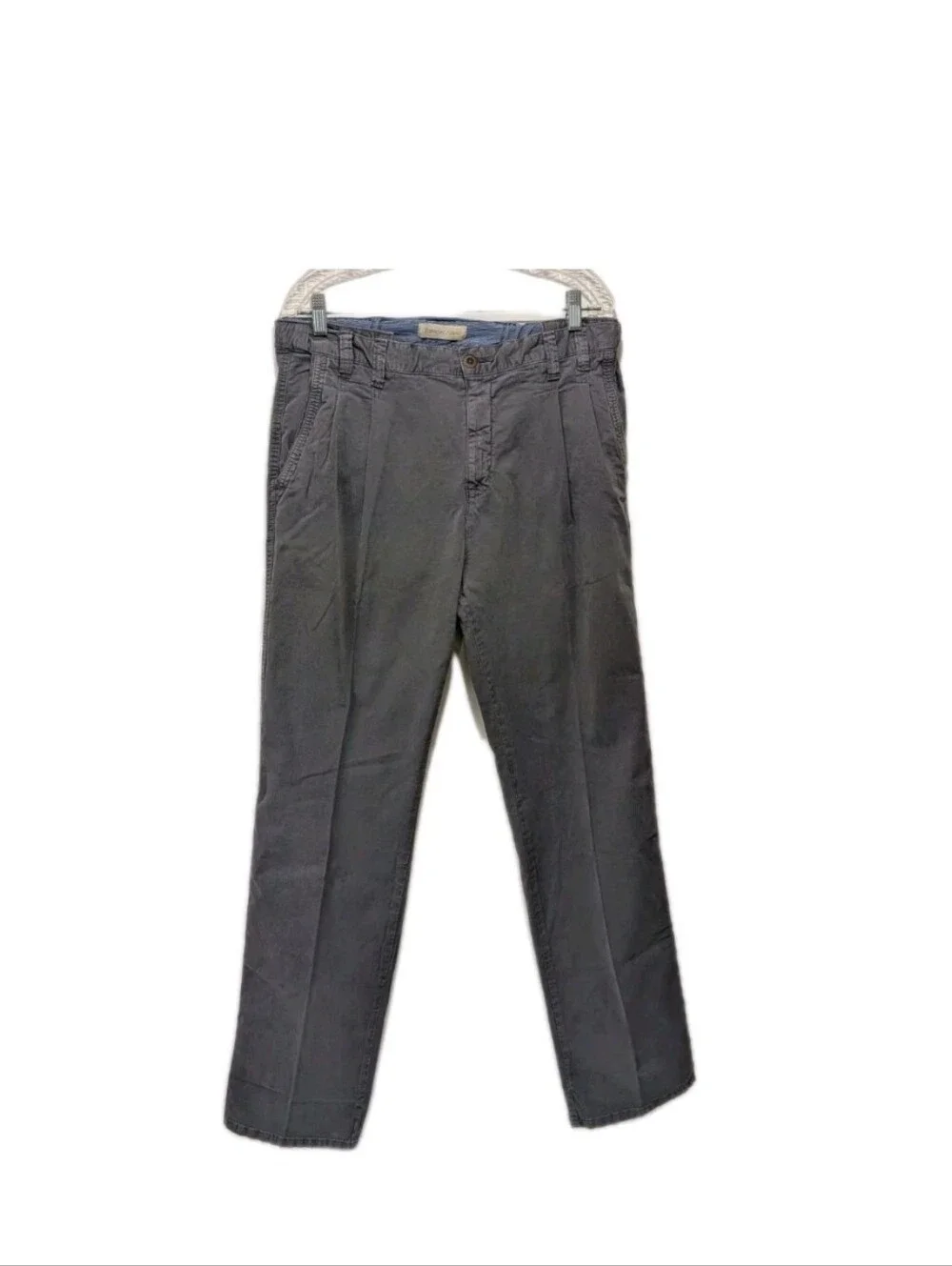 NWT The Territory Ahead Pleated Canvas Chino Pants Mens 35 / 36 Gray Rugged Trav